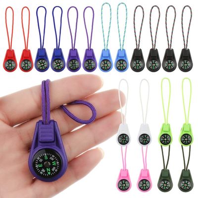 LongS Mini Kids Compass Keychain Kit, Paracord Hiking Survival Compasses, Scout Compass