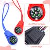 LongS Mini Kids Compass Keychain Kit, Paracord Hiking Survival Compasses, Scout Compass view 3