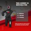 Kids Grappling Dummy  Unfilled Wrestling, Jiu Jitsu & MMA Training Partner for Kids - Durable Canvas - UNFILLED (Black, 100 CM) view 2