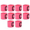 Cyrank 10PCS Soccer Captain Armband, Adjustable Leader Armband Elastic Captain Arm Band Flexible Unisex Sports Arm Band for Youth Adult Team Training view 1