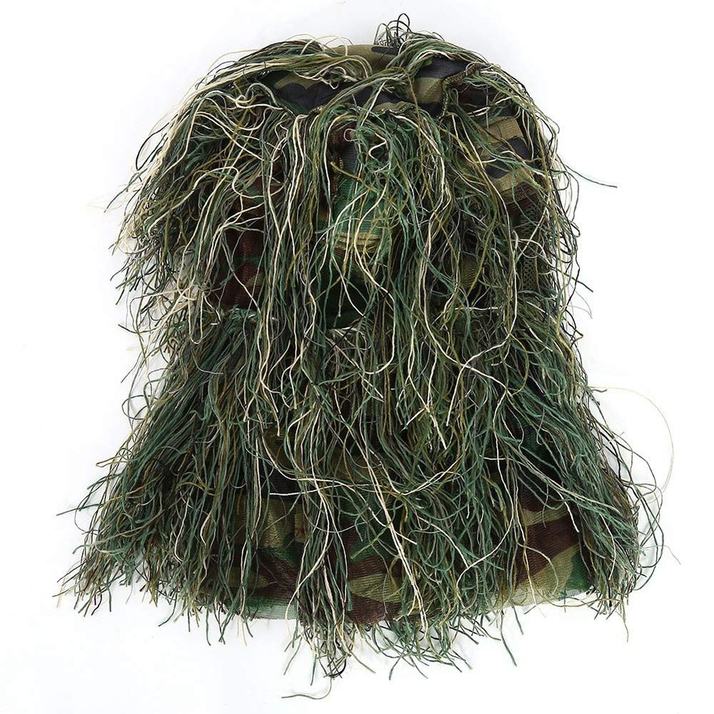 3D Cover, Chemical Fiber Adults Hat Traning Hood for Wildfowling Ghillie+Hat