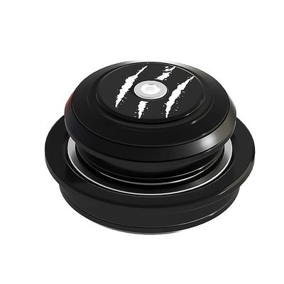 Bearing Headset 28.6mm, Sealed Bearings Bike Headsets Threadless Front Fork Straight Tube Tapered Tube Accessory (Color : Black, Size : 44-55mm)