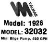 Valmar Boat Bilge Pump 550-32032 | 450 GPH 3/4 Inch 12V view 3