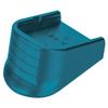 NDZ Performance Magazine Base Plate Finger Extension for Glock Gen 1-5 9MM .40 .357 SIG Laser Engraved Anodized Aluminum in Blue - Canadian Maple Leaf view 2