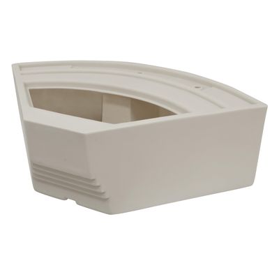 Wise BM11028-1B-990 Premier Series Pontoon 28-Inch Radius Corner Seat Base Only, Platinum