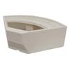 Wise BM11028-1B-990 Premier Series Pontoon 28-Inch Radius Corner Seat Base Only, Platinum view 1