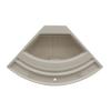 Wise BM11028-1B-990 Premier Series Pontoon 28-Inch Radius Corner Seat Base Only, Platinum view 4