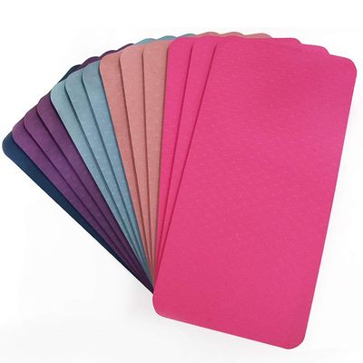 VBESTLIFE Yoga Mat Exercise Mat,TPE Yoga Mat Non Slip Gymnastics Mat Training Mat Exercise Mat Lightweight Yoga Mat Sports Mat for Yoga Pilates Sports Workout (58 * 36 * 0.8)
