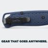 Benchmade - Bugout Outdoor EDC Folding Knife, Slim, Lightweight, Plain Edge, Drop-Point Blade, CPM-S30V Stainless Steel (58-60HRC), Grivory Handle (535FE-05) view 4