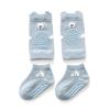 VBESTLIFE Baby Knee Pads Socks Set, Soft Cotton Crawling Knee Foot Protectors with Nonslip Points for Baby Boys Girls Crawling Learn to Walk Blue (M 1-2 Years Old) view 1