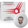 Callaway Golf White HEX Diablo Photo Golf Balls view 1