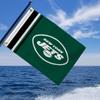 Rico Industries NFL New York Jets Stripes 12" x 17" Flag Utility Flag - Double Sided - Great for Boat/Golf Cart/Home ect. view 4