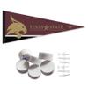 College Flags & Banners Co. Texas State Bobcats Pennant Flag and Wall Tack Mount Pads view 1