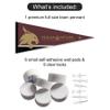 College Flags & Banners Co. Texas State Bobcats Pennant Flag and Wall Tack Mount Pads view 2