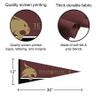 College Flags & Banners Co. Texas State Bobcats Pennant Flag and Wall Tack Mount Pads view 3