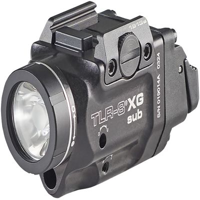 Streamlight 69438 TLR-8 X G sub 500-Lumen Rail-Mounted Tactical Weapon Light with Integrated Green Aiming Laser Exclusively for 1913 Short Models Only, Black