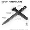 Benchmade - SOCP 185BK Tactical Knife with Black G10 Handle (185BK) view 2