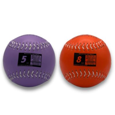 SHOP PLAY 9 Weighted Softballs | Leather Softball Weighted Balls (Set of 2) for Pitching | 11 Inch Weighted Softballs for Youth Level | Improve Power & Accuracy