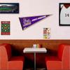 College Flags & Banners Co. James Madison Dukes Pennant Flag and Wall Tack Mount Pads view 3