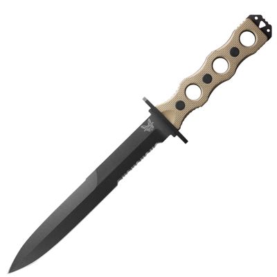Benchmade - SOCP 185 Tactical Knife with Desert Tan G10 Handle (185SBK-1)