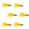 The Fly Fishing Place Conehead Autumn Splendor Buggers Streamer Fly Fishing Flies - Bass and Big Trout Streamers - 6 Flies Hook Size 4 view 1