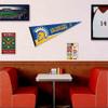 College Flags & Banners Co. San Jose State Spartans Pennant Flag and Wall Tack Mount Pads view 3