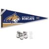 College Flags & Banners Co. Montana State Bobcats Pennant Flag and Wall Tack Mount Pads view 1