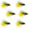The Fly Fishing Place Conehead New Age Bugger Fly Fishing Flies - Set of 6 Bass and Big Trout Streamers Fly Fishing Fly - 6 Flies Size 8 view 1