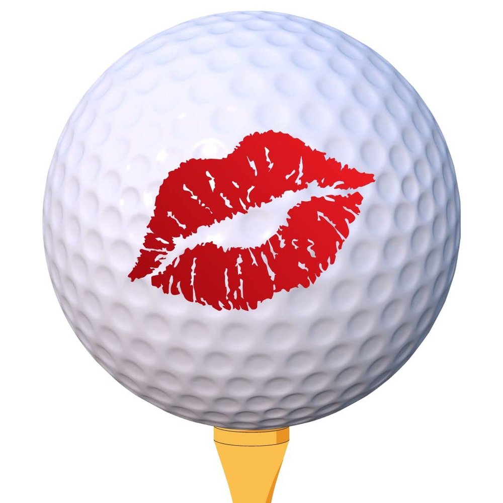 A Kiss Goodbye Printed Golf Ball Pack