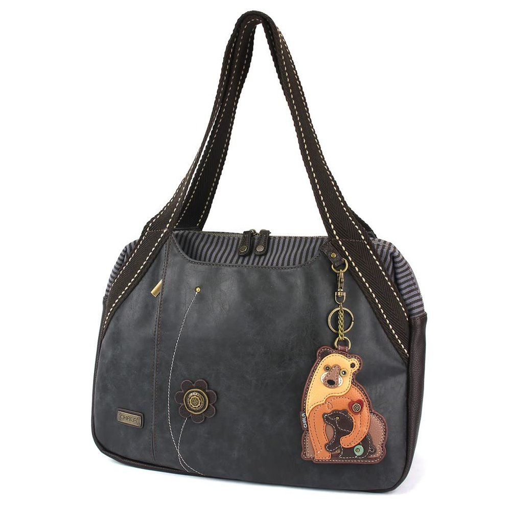 CHALA Bowling Bag - Two Bears - Black