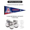 Arizona Wildcats Pennant Flag and Wall Tack Mount Pads view 2