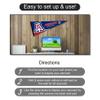 Arizona Wildcats Pennant Flag and Wall Tack Mount Pads view 4