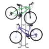RaxGo Bike Garage Storage Rack, 2 Bicycle Garage Floor Stand, Freestanding, Adjustable Hooks, for Mountain & Road Bicycles, Universal for Indoor Use view 1