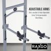 RaxGo Bike Garage Storage Rack, 2 Bicycle Garage Floor Stand, Freestanding, Adjustable Hooks, for Mountain & Road Bicycles, Universal for Indoor Use view 4