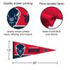 Howard Bison Wordmark Pennant Flag and Wall Tack Mount Pads view 3