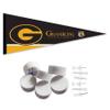 College Flags & Banners Co. Grambling State Tigers Pennant Flag and Wall Tack Mount Pads view 1