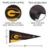 College Flags & Banners Co. Grambling State Tigers Pennant Flag and Wall Tack Mount Pads view 3