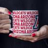 NCAA Rico Industries Arizona Wildcats 14 oz Metro Ceramic Coffee Mug view 4