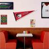 College Flags & Banners Co. Winston Salem State Rams Pennant Flag and Wall Tack Mount Pads view 3
