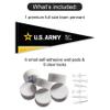 College Flags & Banners Co. US Army Insignia Seal Pennant Flag and Wall Tack Mount Pads view 2