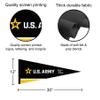 College Flags & Banners Co. US Army Insignia Seal Pennant Flag and Wall Tack Mount Pads view 3