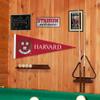 Harvard Crimson Pennant Flag and Wall Tack Mount Pads view 4