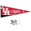 College Flags & Banners Co. Houston Team University Cougars Pennant Flag and Wall Tack Mount Pads view 1