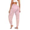 Aflyko Rose Pink Glitter Boho Trousers Comfy Sweatpants Yoga Urban Women Dance Pants S-2XL view 2