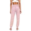 Aflyko Rose Pink Glitter Boho Trousers Comfy Sweatpants Yoga Urban Women Dance Pants S-2XL view 4
