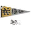 Irish Retro Throwback Vintage Pennant Flag and Wall Tack Mount Pads view 1