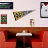 Irish Retro Throwback Vintage Pennant Flag and Wall Tack Mount Pads view 3