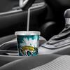 Rico Industries NFL Jacksonville Jaguars Metallic Tye Dye NFL Football Team 16oz Clear Tumbler W/Straw view 4