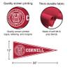 College Flags & Banners Co. Cornell Big Red Pennant Flag and Wall Tack Mount Pads view 3