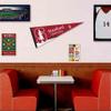 College Flags & Banners Co. Stanford Cardinal Pennant Flag and Wall Tack Mount Pads view 3